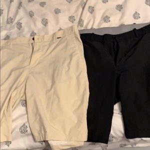 Black Nike and White Hurley Golf Short 36 waist